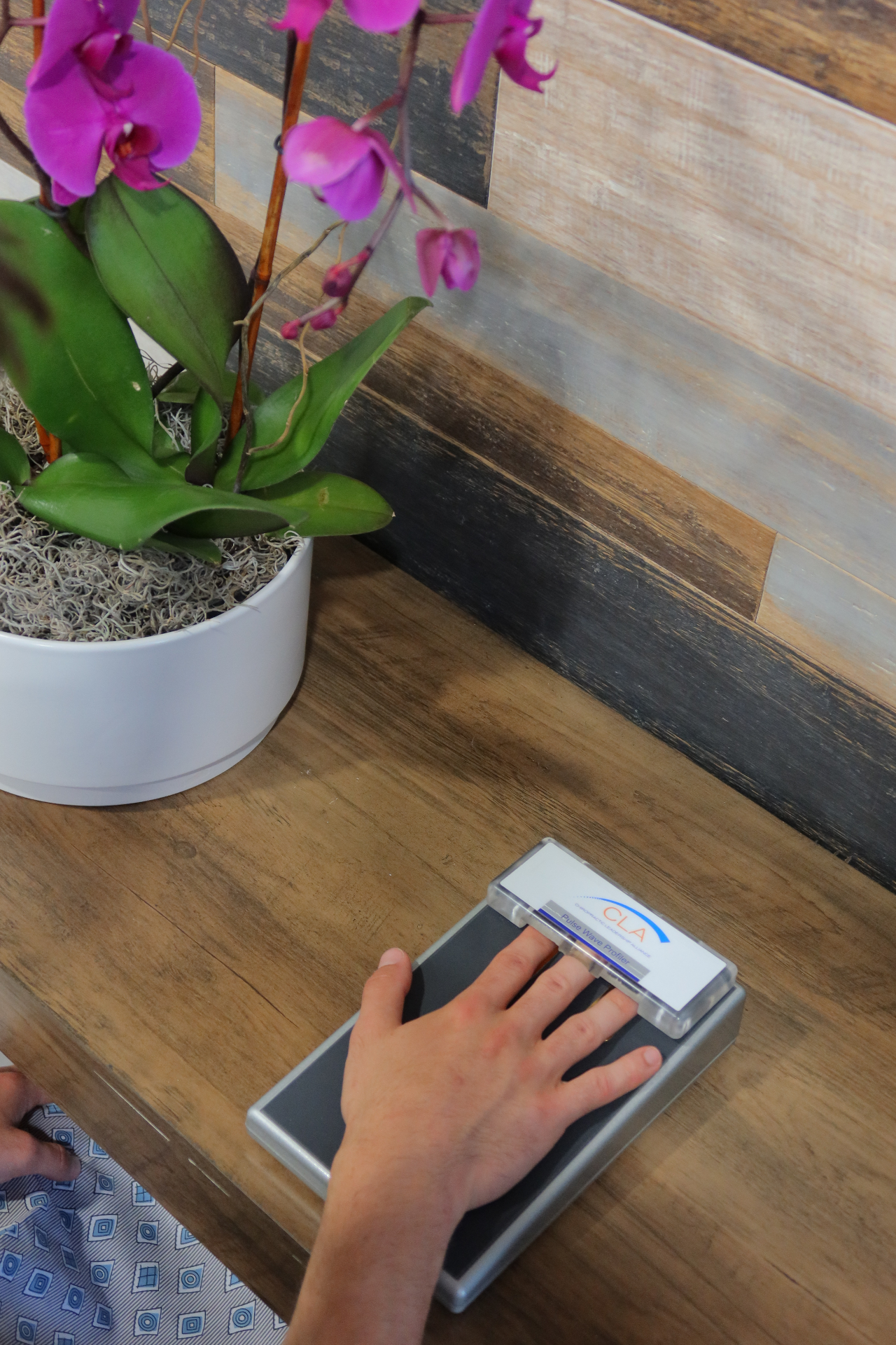 CLA Insight Pulse Wave Profiler measuring Heart Rate Variability